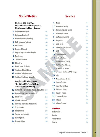 Complete Canadian Curriculum 5 (Revised &amp; Updated)