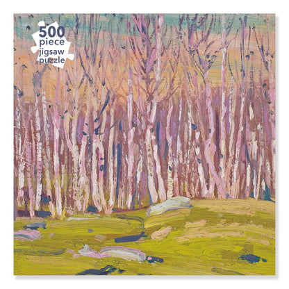 Adult Jigsaw Puzzle Tom Thomson: Silver Birches (500 pieces)