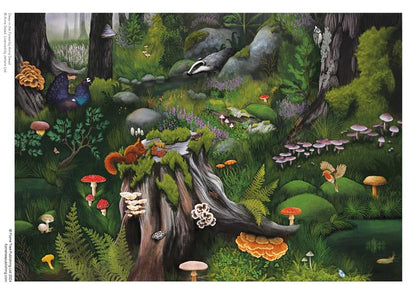 Adult Sustainable Jigsaw Puzzle Anna Stead: Deep in the Forest