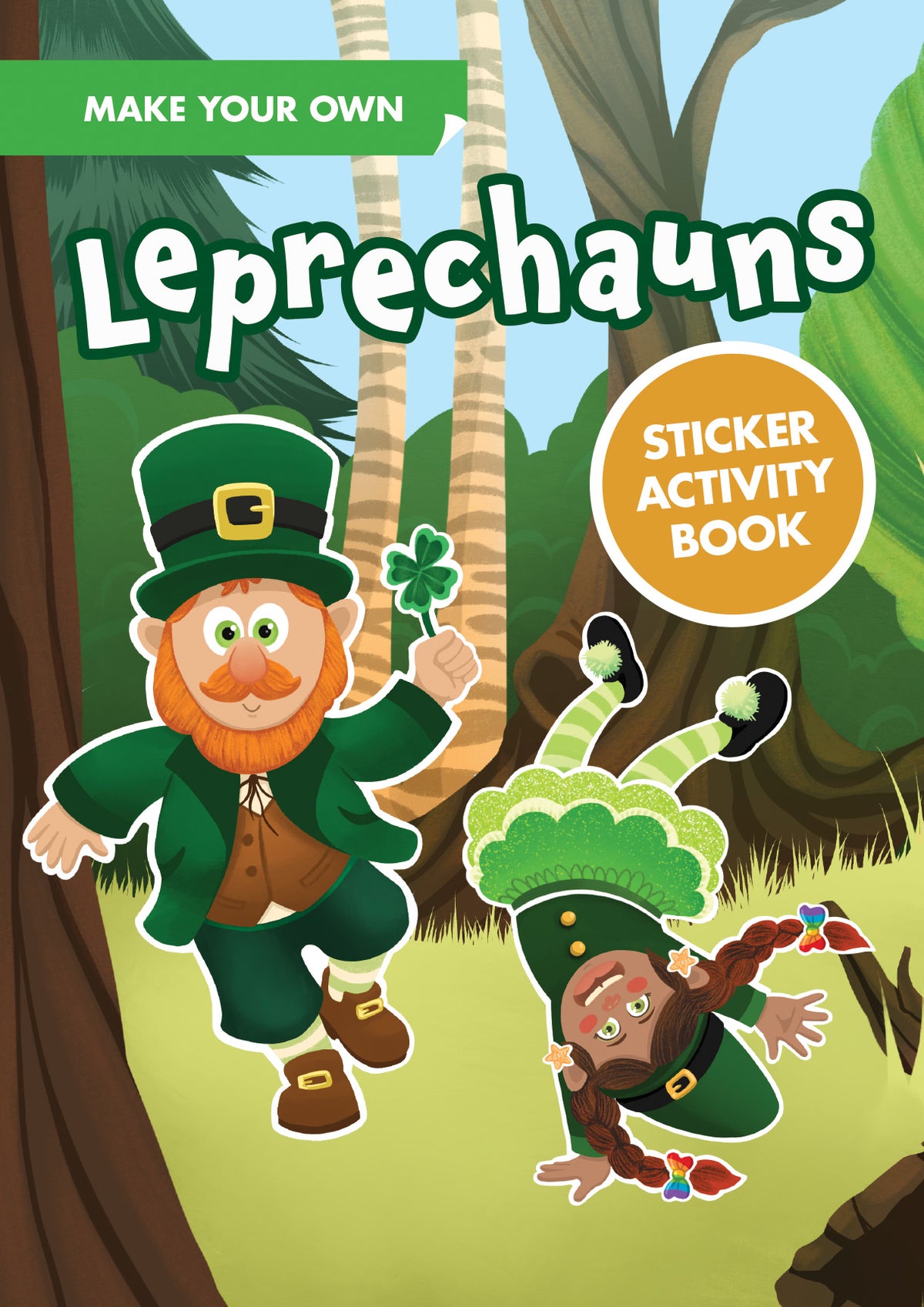 Make Your Own Leprechauns Sticker Activity Book