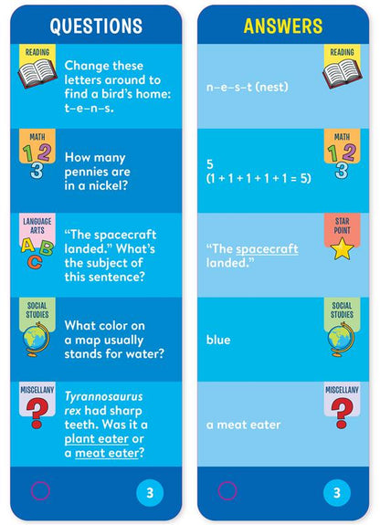 Brain Quest 1st Grade Smart Cards Revised 5th Edition