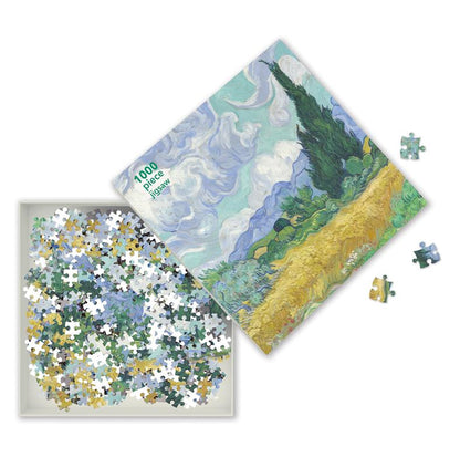 Adult Jigsaw Puzzle Vincent van Gogh: Wheatfield with Cypress