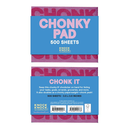 Chonky Checklist Chonky Note
