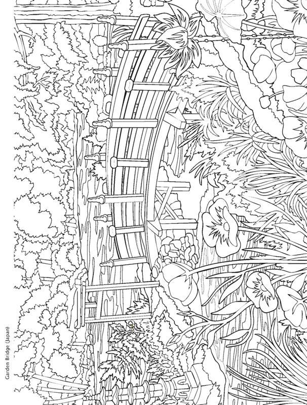 Creative Haven Bridges Coloring Book
