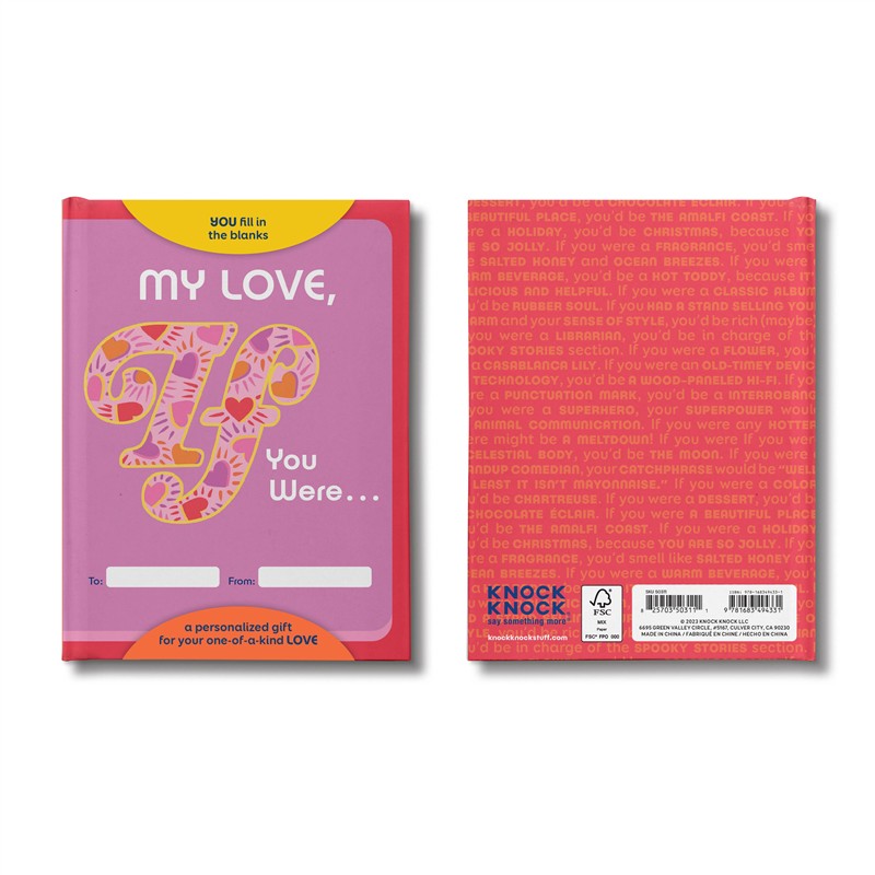 My Love, If You Were Fill-In-The-Blank Book - A Personalized Gift Book For Your Love