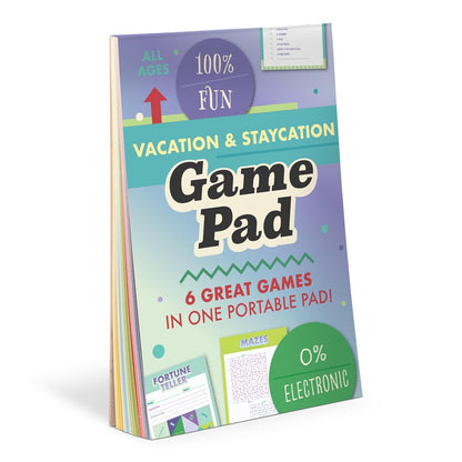 Vacation &amp; Staycation On-The-Go Game Pad, Vacation &amp; At-Home Activity Book for Kids